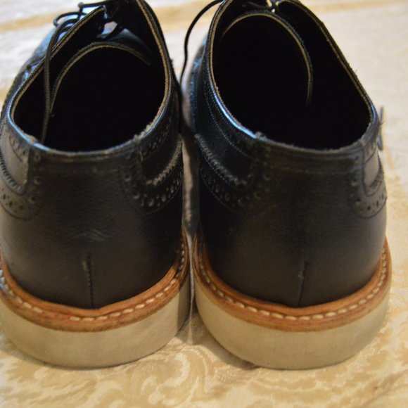 Hydrogen-1 Men\'s Black Leather Dress Shoes - Size 10 main image 4